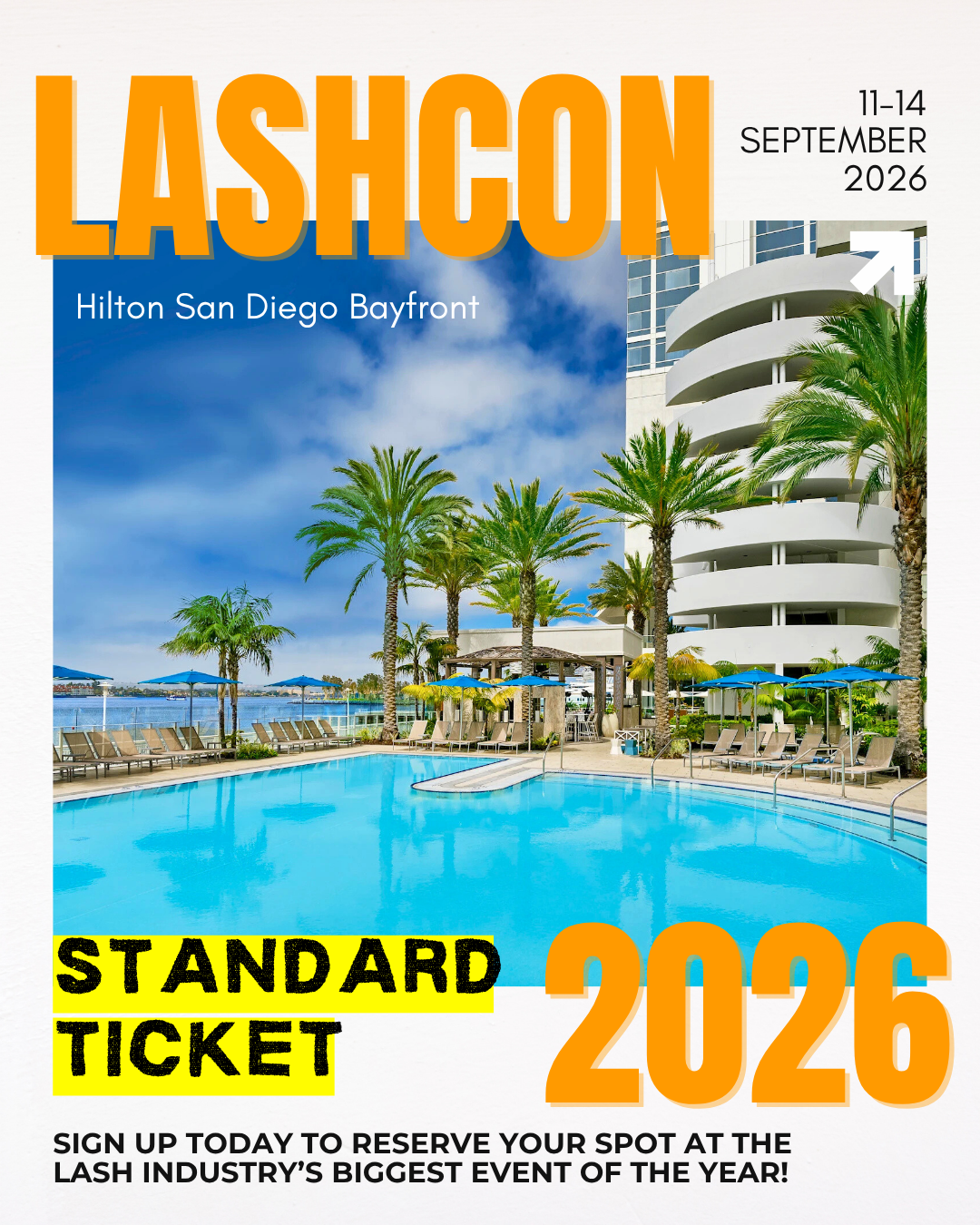 LASHCON Standard Ticket - September 11-14, 2026