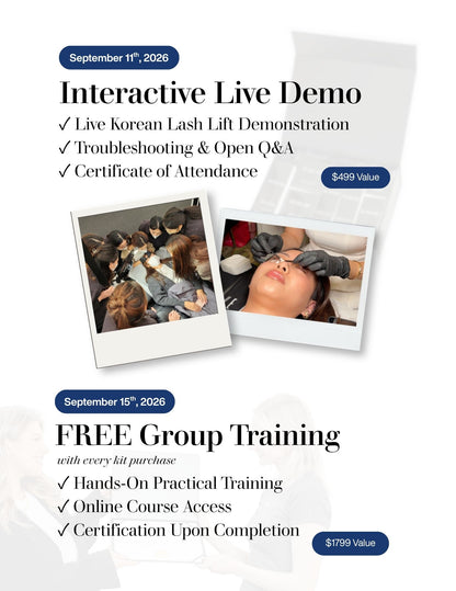 Korean Lash Lift - Interactive Live Demo